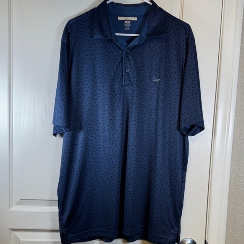 Greg Norman ML PlayDry Performance Golf Polo Shirt Size XL EUC #5716